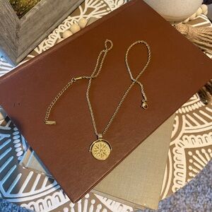 Atolea brand gold necklace